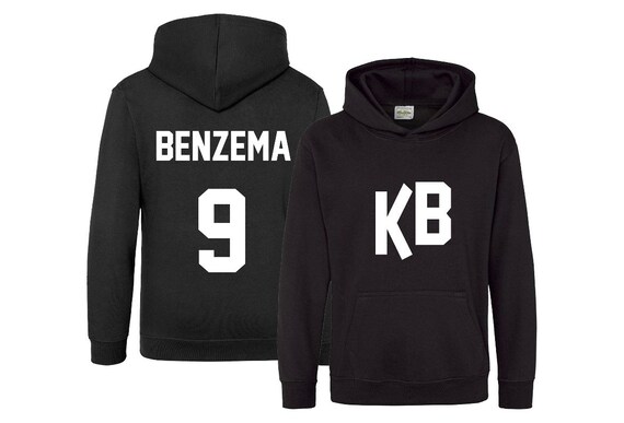 New Karim Benzema Hoodie Number 9 KB Unisex Football Gift Etsy UK