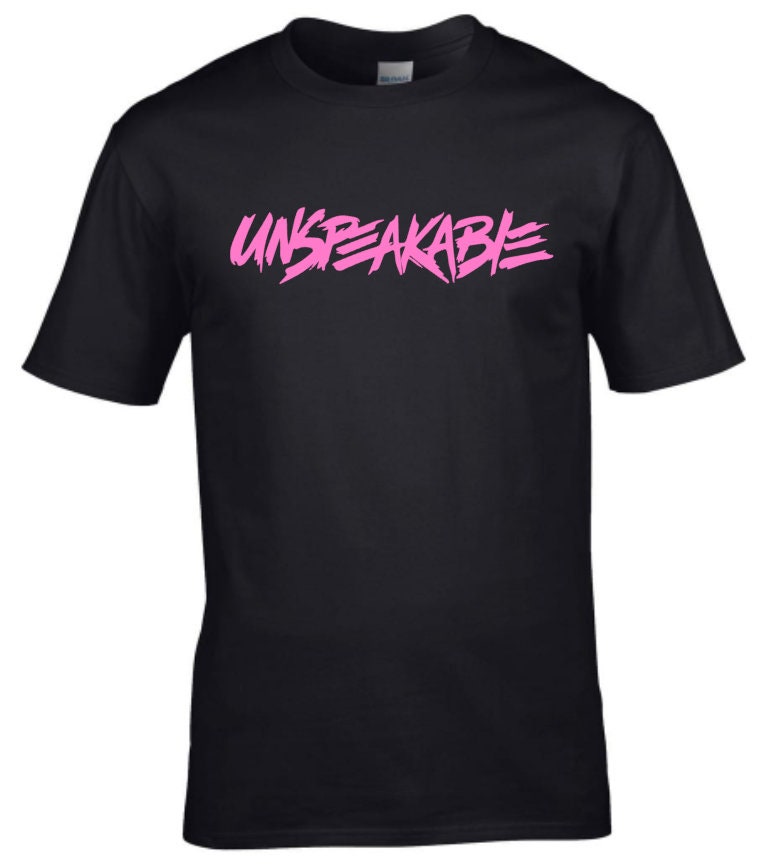 New Unspeakable Pink Print T-shirt