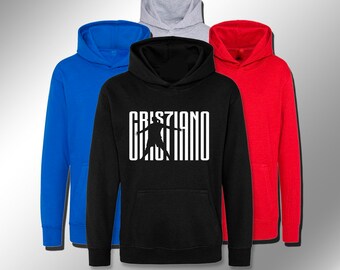New CR7 celebration white print Hoodie for Kids unisex gift