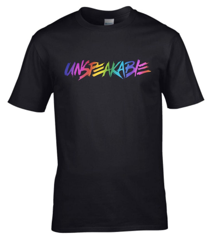 Discover Unspeakable Rainbow Print T-shirt