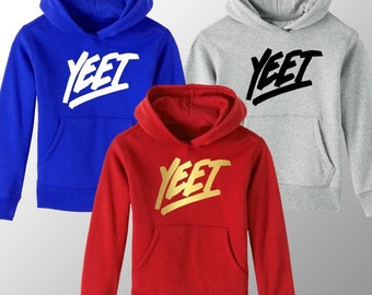 Kids Yeet Hoodie or T-shirt Unisex Kids Boys Girls Birthday Gift Present Lazar laserbeam Youtber Merch Christmas gift AW20