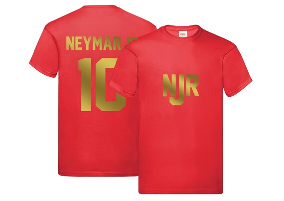 New Neymar Junior Number 10 NJR T-shirt Kids Unisex Football