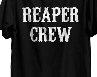 New Reaper Crew Men's T-shirt Inspired by Sons of Anarchy Gang Funny Tee Jax Teller Novelty Top