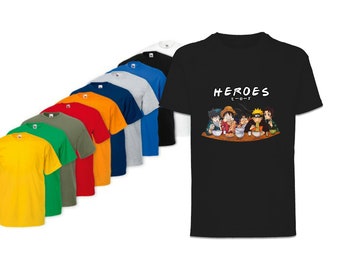 New Anime Eating T-Shirt Kids Unisex Heroes Christmas Gift