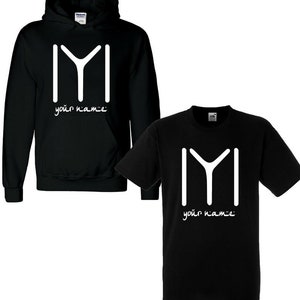 Kids Personalised Kayi Tribe Hoodie and T-shirt Ottoman Usman Osman Turk Inspired Logo Drilis MerchErtugrul  Drilis Resurrect Unisex