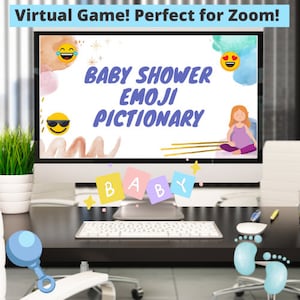 Virtual Baby Shower Game: Emoji Pictionary