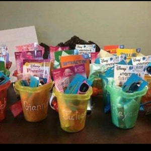 Personalized end of the year student gifts Classroom gifts  Summer party favors Buckets of Fun