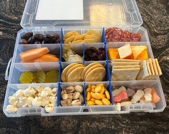 Charcuterie on the Go,snack Box, Snackle Box, Charcuterie Box, Many Designs  Available Personalization Option 