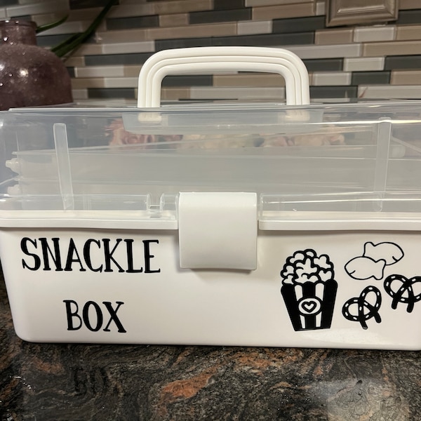 Charcuterie on the Go Snack box Snackle box Caddy Snackle Box custom designs available Personalization option