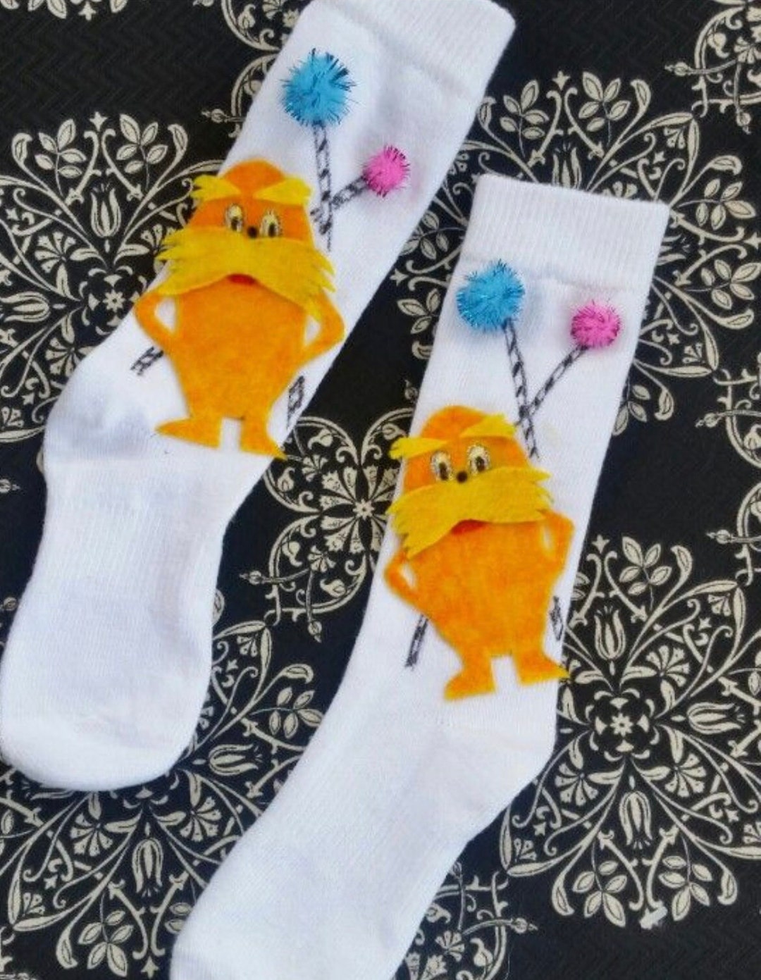Dr Seuss Socks/crazy Sock Day - Etsy
