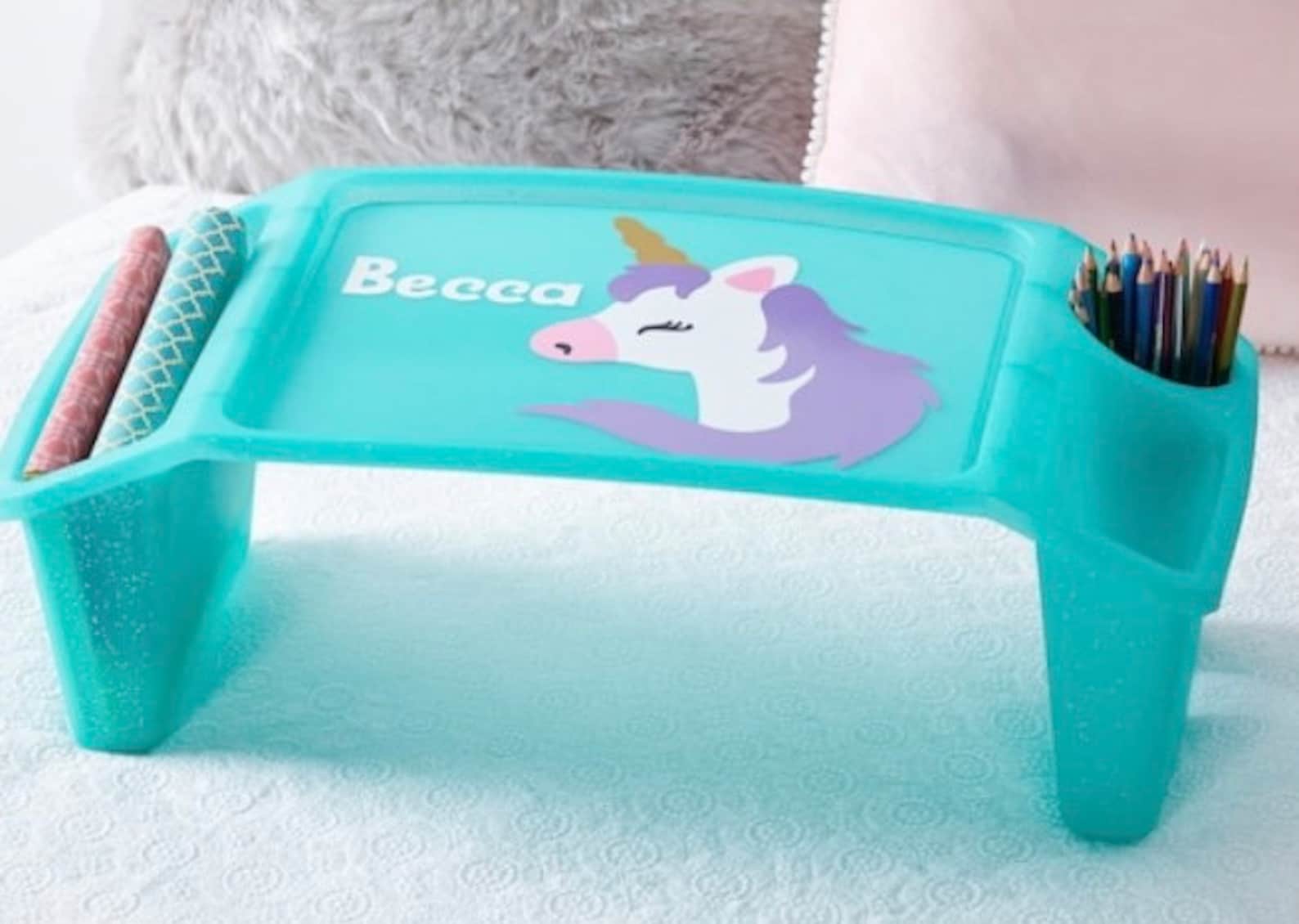 Personalized Lap Desk Lap Tray for Kids Personalized Lap Tray Foldable