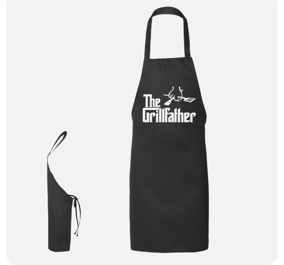 Mens Grilling Apron, Dads Apron, the Grillfather, Best Flipping Dad