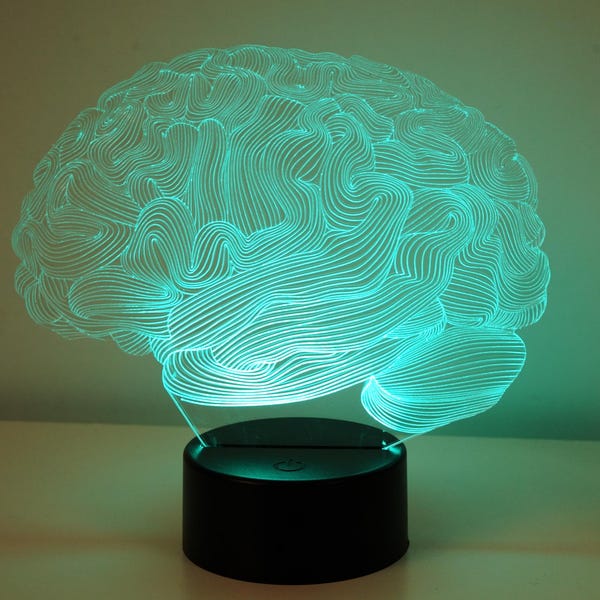 Neon Brain Light - Etsy