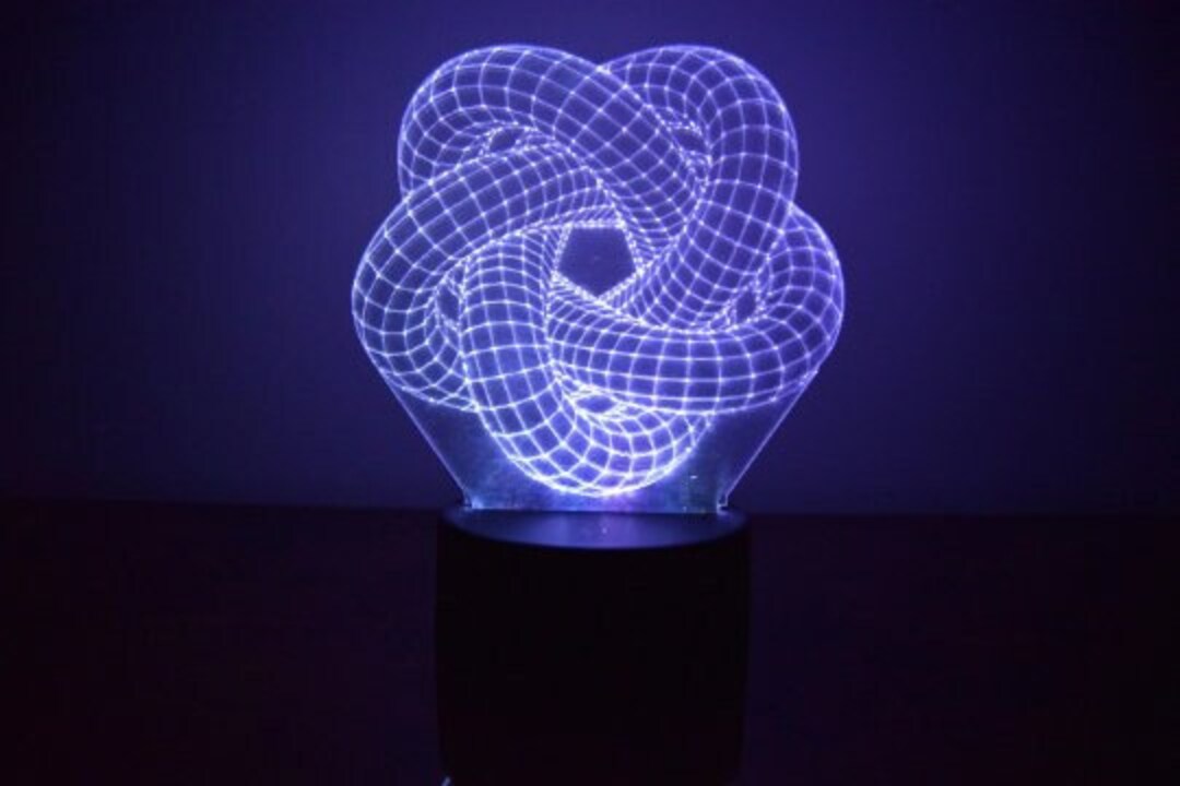3d ILLUSION LAMP, Optical Illusion Color Changing LED Desk Lamp
