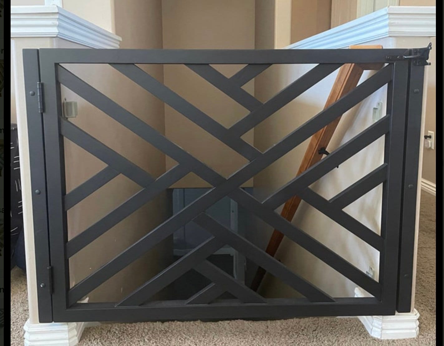 Custom Modern Safety Gate Stair Gate Pet Gate Baby Gate Etsy