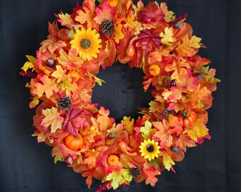 Thanksgiving Wreath, 24"