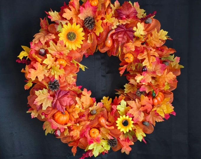 Thanksgiving Wreath, 24"