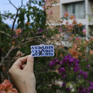 Sarah J Maas Worlds Inspired Stamp Sticker, crescent city, throne of glass, acotar, weatherproof sticker, vinyl die cut sticker,