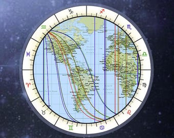 Astrocartography Reading - Where should you live? (+ Sound Healing Meditation before)