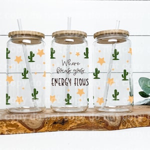 Where Focus Goes Energy Flows 16oz Cup Wrap