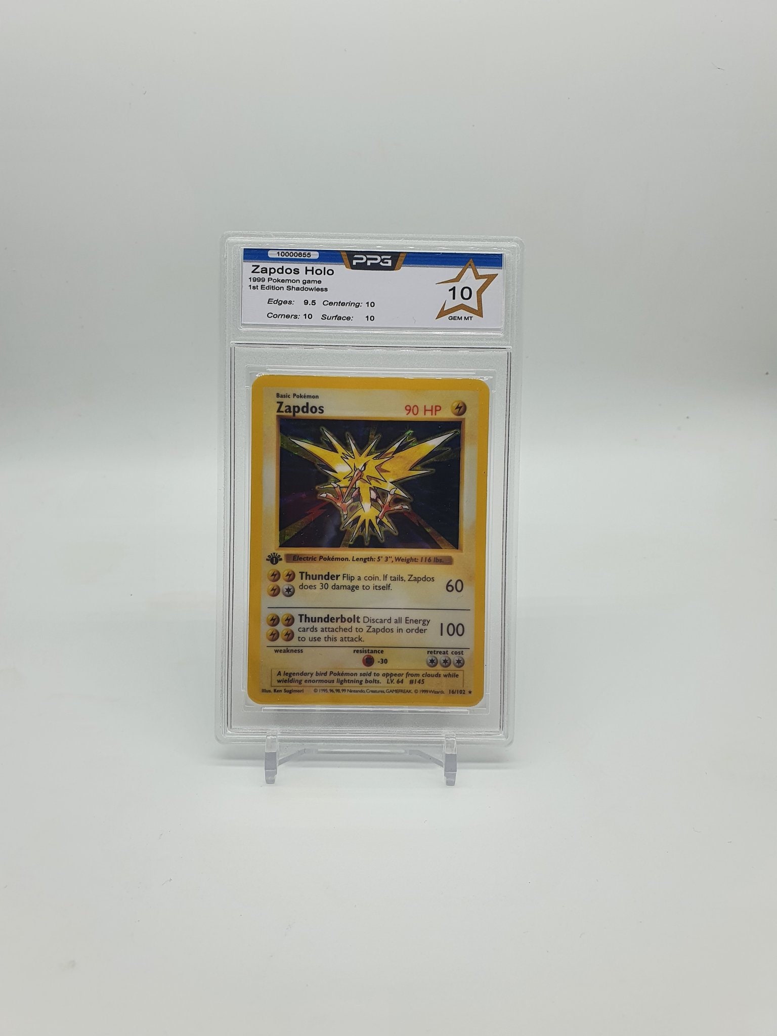 サンダー 英語版 1st Edition Zapdos Base Set Bhinternalmedicine Com