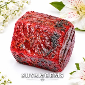 Natural Rough Gemstone 618ct Unheated Untreated Red Ruby Rough Stone Certified Raw Ruby Loose Rough Chunk Ruby Uncut Rock Ruby Gem Chunk