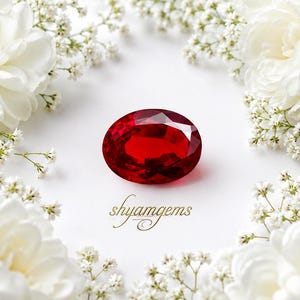 Natural Burmese Ruby 8.90 Ct Oval Cut Red Ruby Loose Gemstone Certified Burma Ruby Fine Jewelry Ring Stone Collector Gemstone