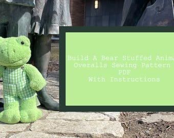 Build A Bear Knuffels overalls Custom DIY kleding naaipatroon