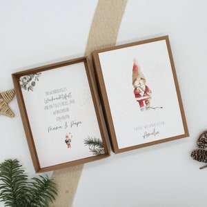 Geldcadeau Kerst -Secret Santa- cadeauset doosnaam persoonlijk cadeau gepersonaliseerde doos