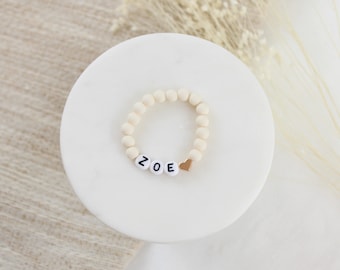 Birth bracelet, child, baby, heart, name, personalized gift, mom gift, girl, boy, brother, sister, birth bracelet