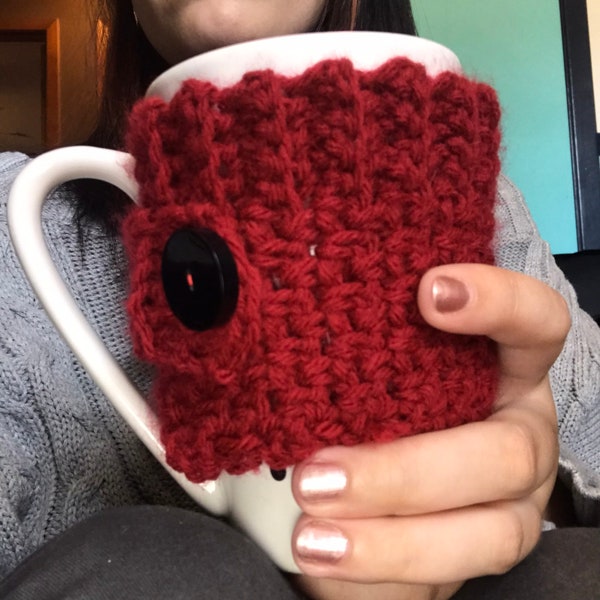 Crochet mug cozy