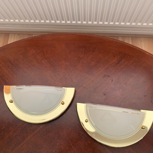 Art Deco Wall Lights Etsy UK