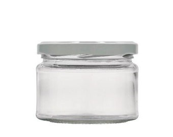 10 Pcs Glass Jar 230ml/7.7oz or 280ml/9.5oz With Lids, for candles, soap, body butter, body scrubs or canning