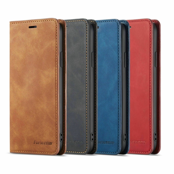Luxury Skin Leather Case For iPhone 15 14  13  SE 2020 12 Mini 11 Pro XR XS Max 8 7 6 6s Flip Wallet Card Slots Book Phone Cover synthetic