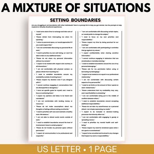 Boundary Setting Phrases Printable | Communication Scripts PDF ...