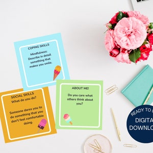 Therapy Card Game Pack Cards &amp; Board Game,social Skills Board Game ...