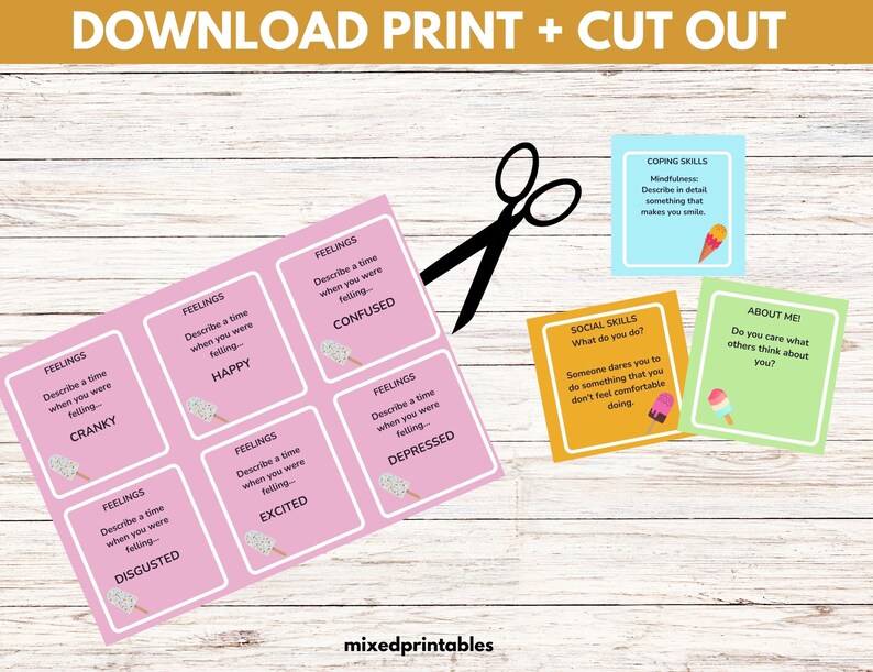 Therapy Card Game Pack Cards &amp; Board Gamesocial Skills Board - Etsy