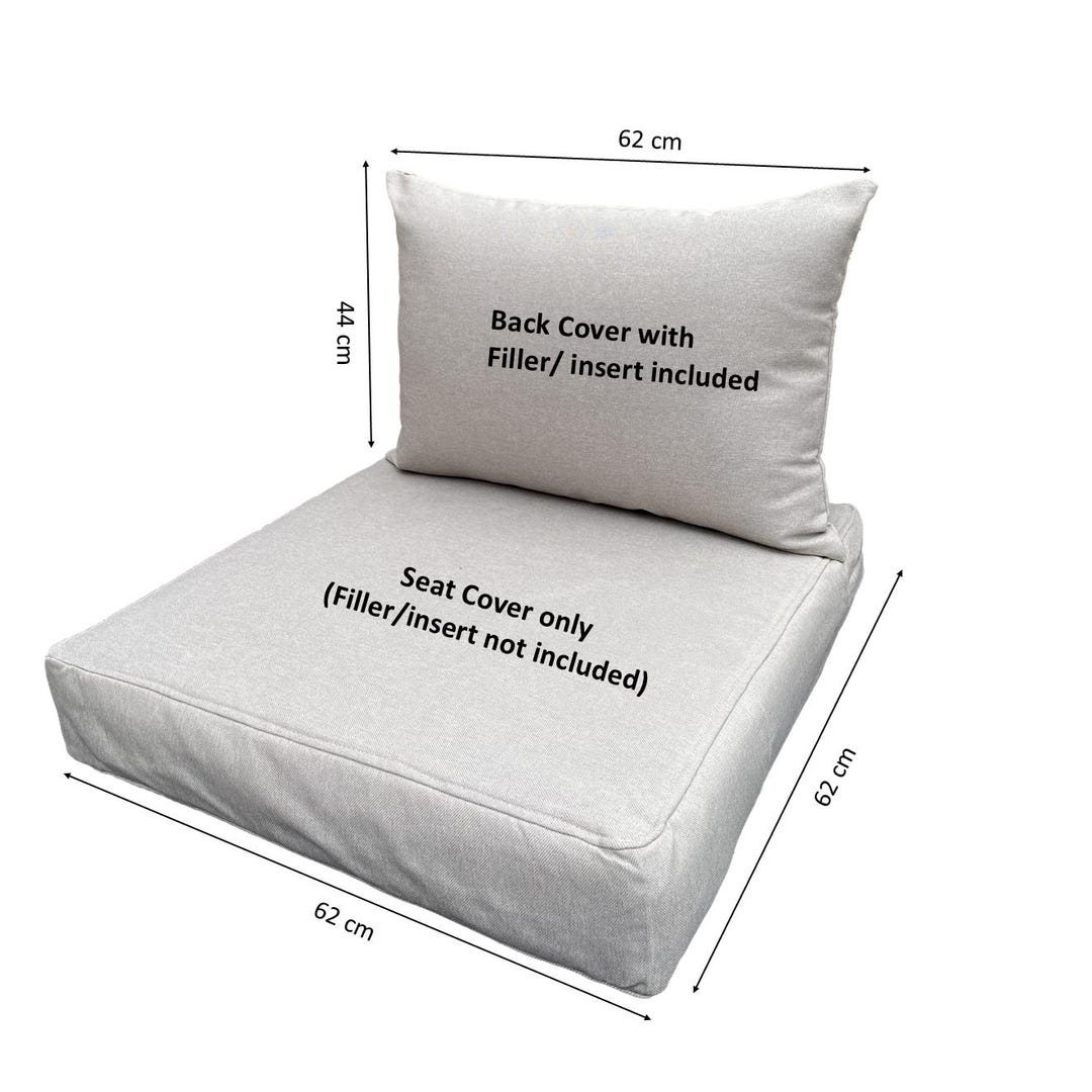 Outdoor Cushions 62x62 Seat Cushion Duvholmen Grey Seat Cushions