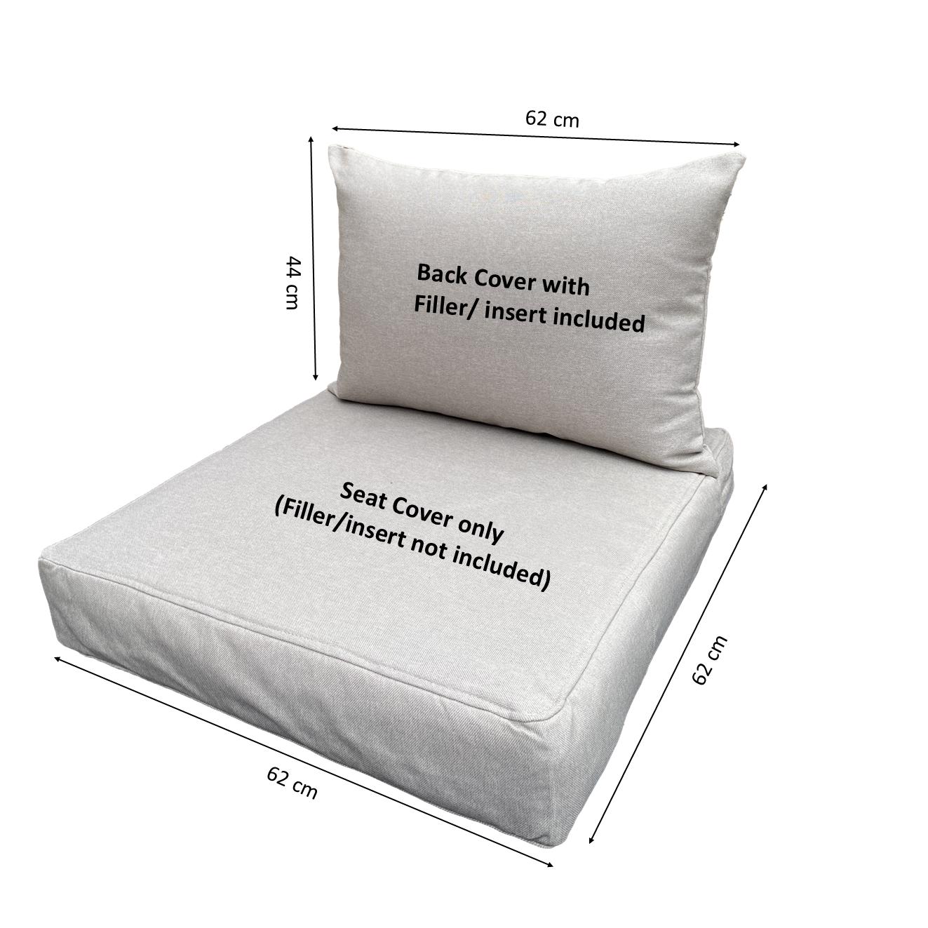 Bed Cushion 62cm X 62cm Outdoor Cushion Cushion Cover 62 X 62 UK