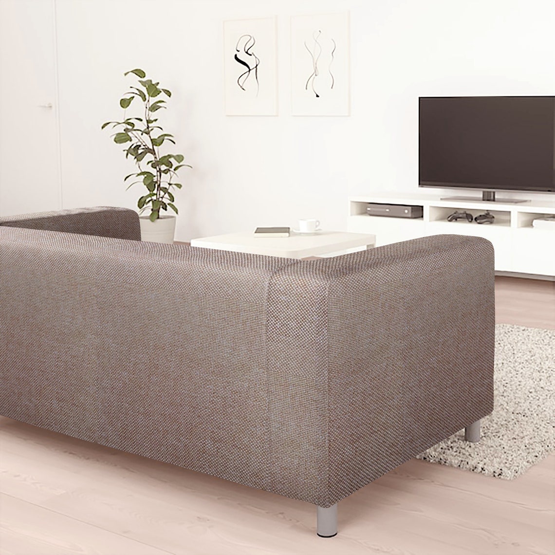 IKEA Klippan Quality 2 Two Seat Sofa Replacement Cover Slipcover in