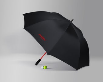 Luxury Golf Umbrella Ultra Strong Anti-UV Automatic Brolly by Hidewise LONDON in Black
