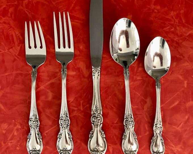 Oneida Community Stainless Louisiana Pattern Flatware Etsy