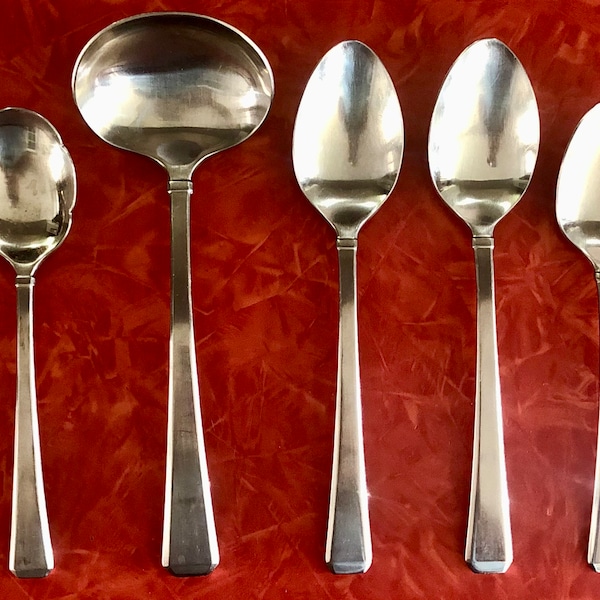 Gorham Tristan Stainless Flatware Etsy