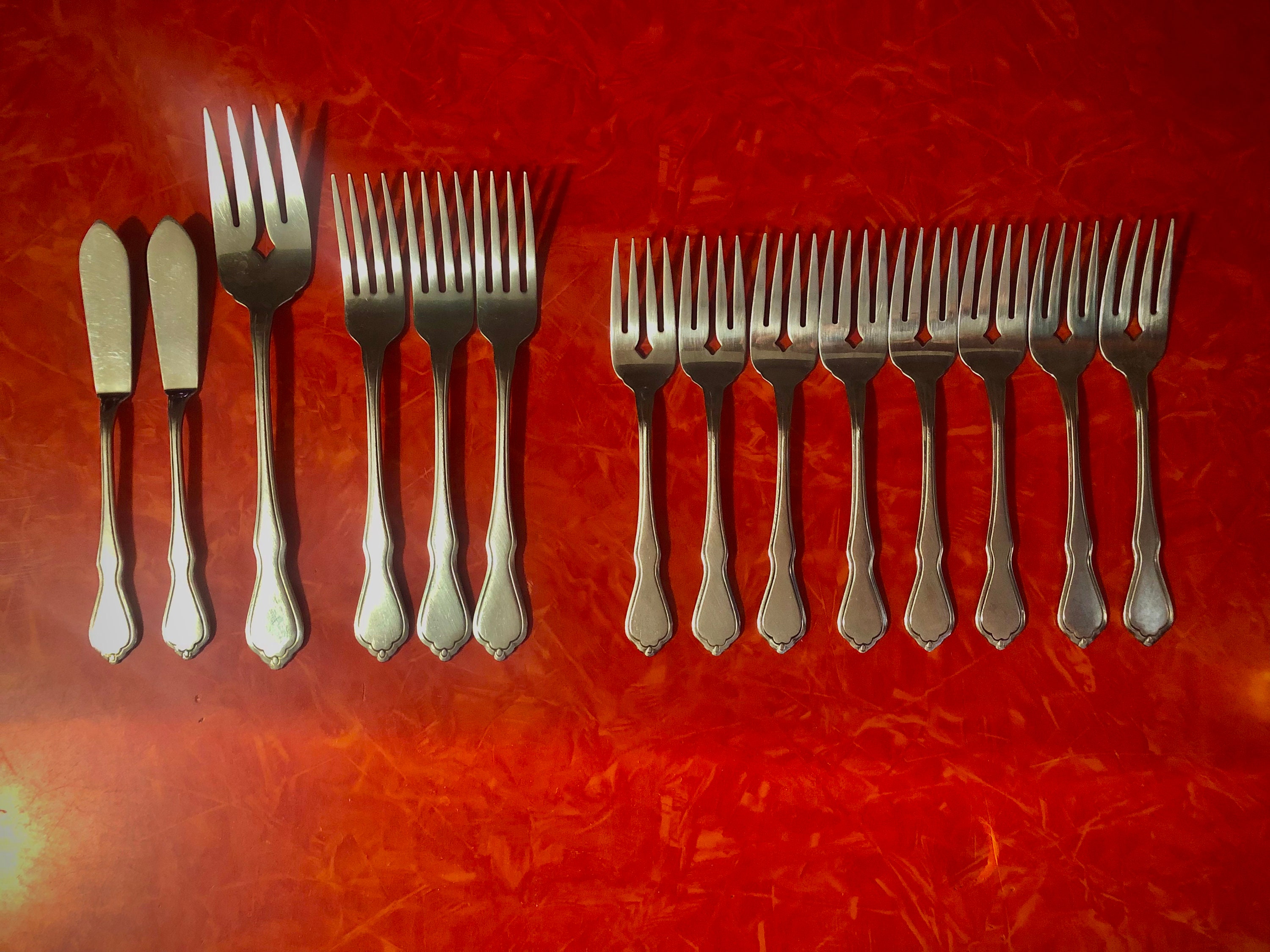 Flatware & Silverware Oneida Omni Heirloom Cube Collection Circa 19801988 Kitchen & Dining etna