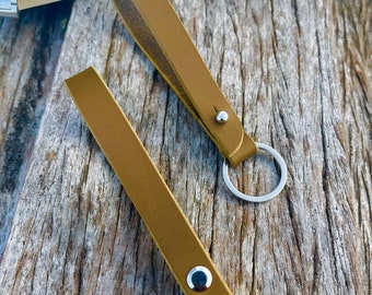 Porte-clés en cuir personnalisé élégant cadeau père