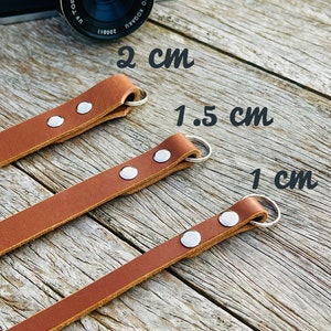 Camera leather strap vintage strong personalized image 4