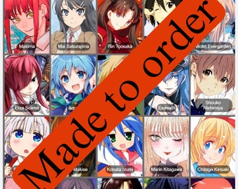 Made to order, Custom made synthetic wig  cosplay, anime, character, gamer wig