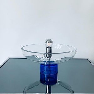 Daum Cristal table lamp, 1970s