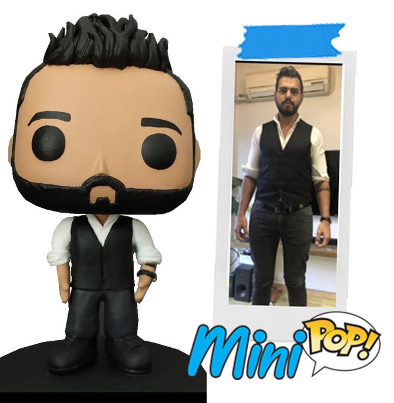 Figurine POP personnalisée à partir de vos photos Etsy France