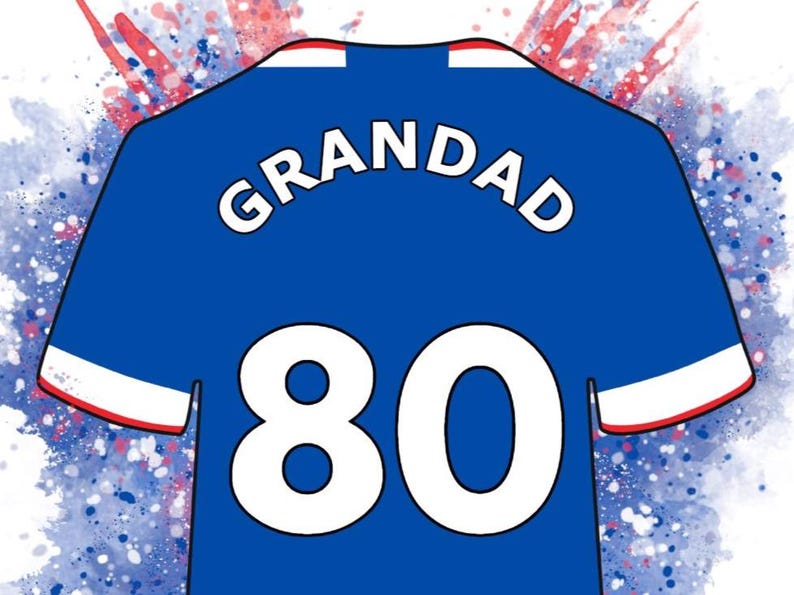 Rangers FC. Personalised Poster

Football Fan Christmas Gift / Birthday Gift 

A5 A4 A3 Print

Free delivery